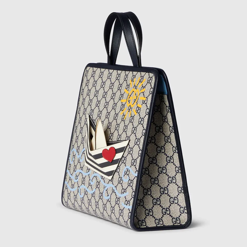 Children's Printed Gg Tote Bag