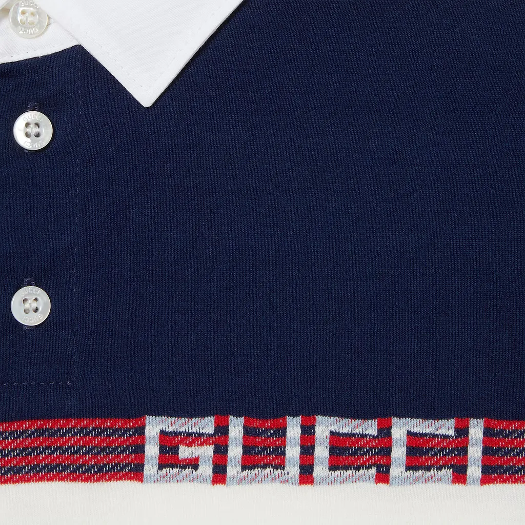 Children's Printed Cotton Polo
