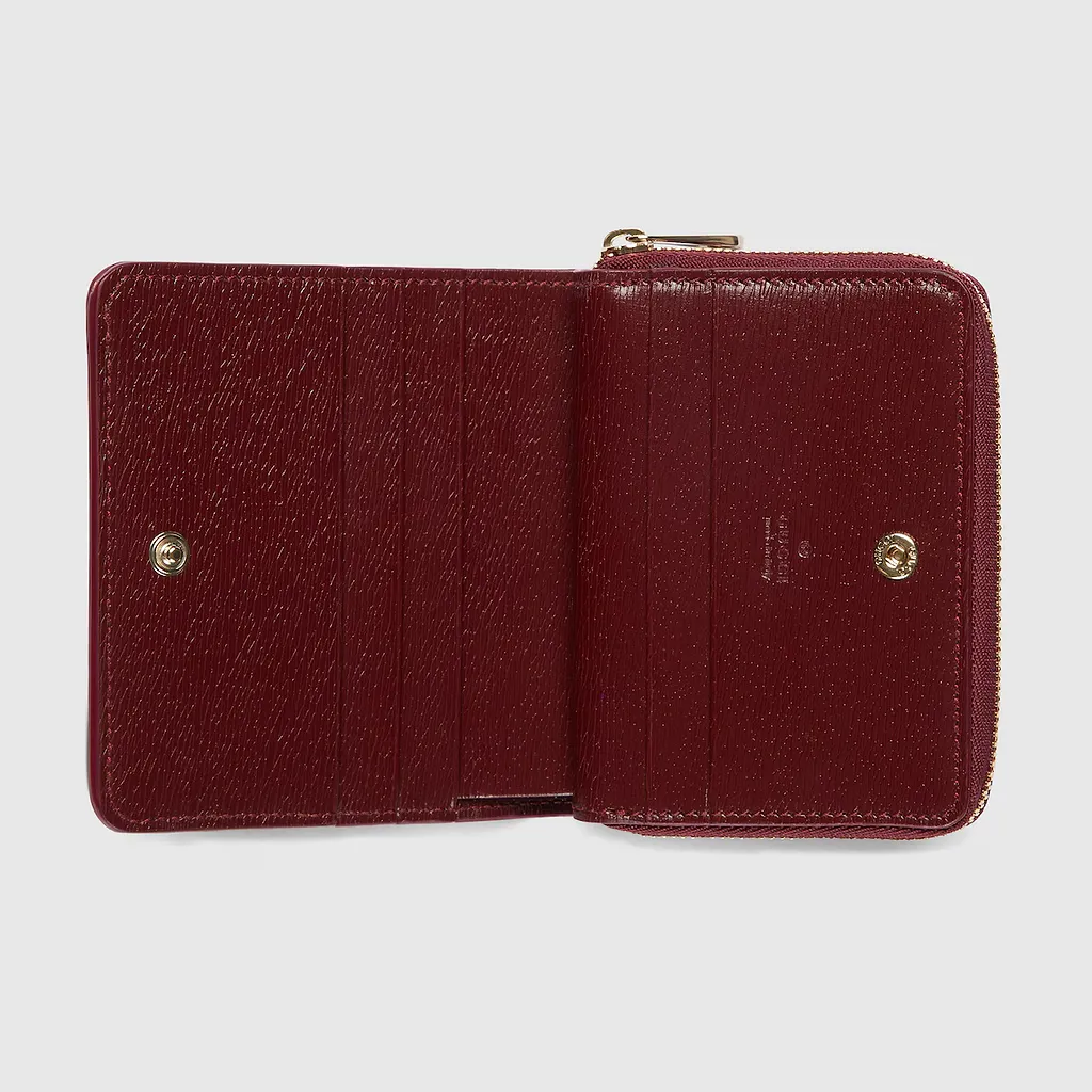 Mini Wallet With Gucci Script