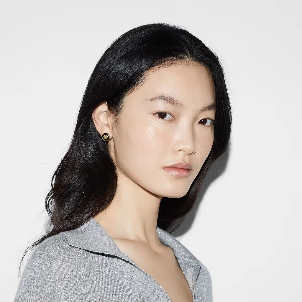 Gucci Interlocking 18K Stud Earrings