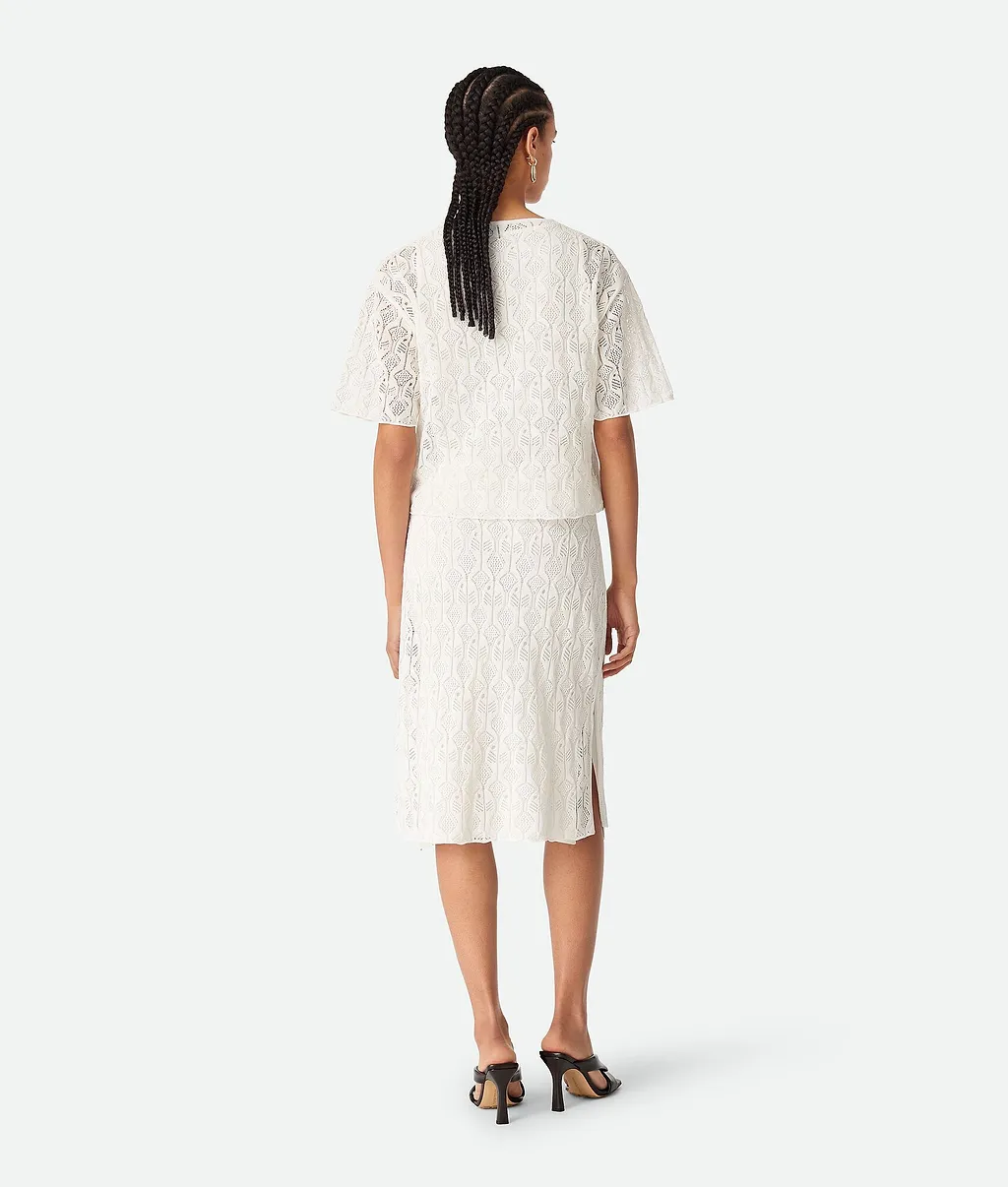 Cotton And Silk Fish Lace Skirt