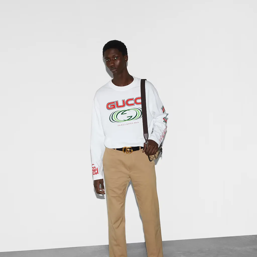 Cotton Gabardine Pant With Web