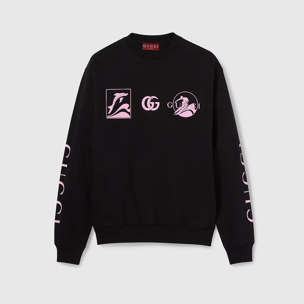 Printed Cotton Sweatshirt