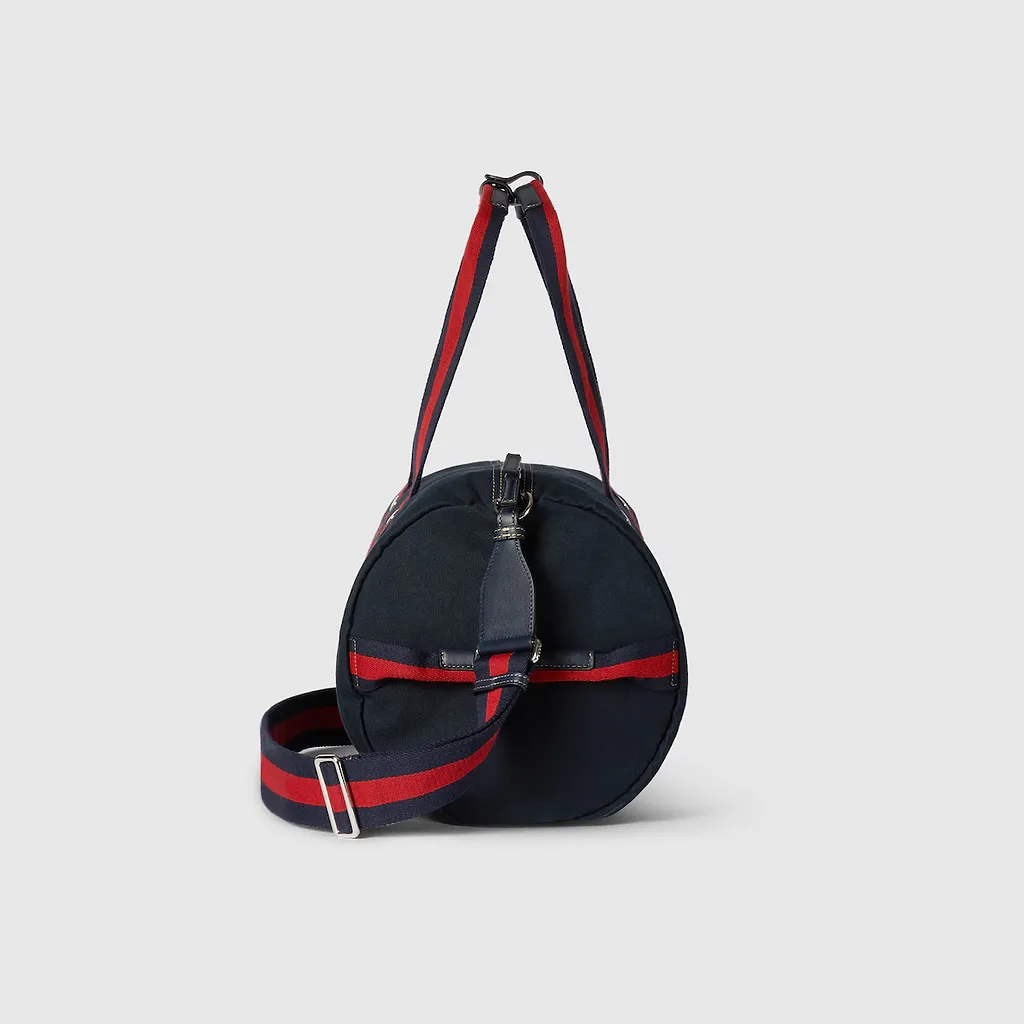 Large Printed Canvas Duffle Bag