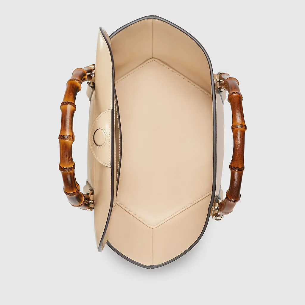 Mini Bamboo Top Handle Tote Bag