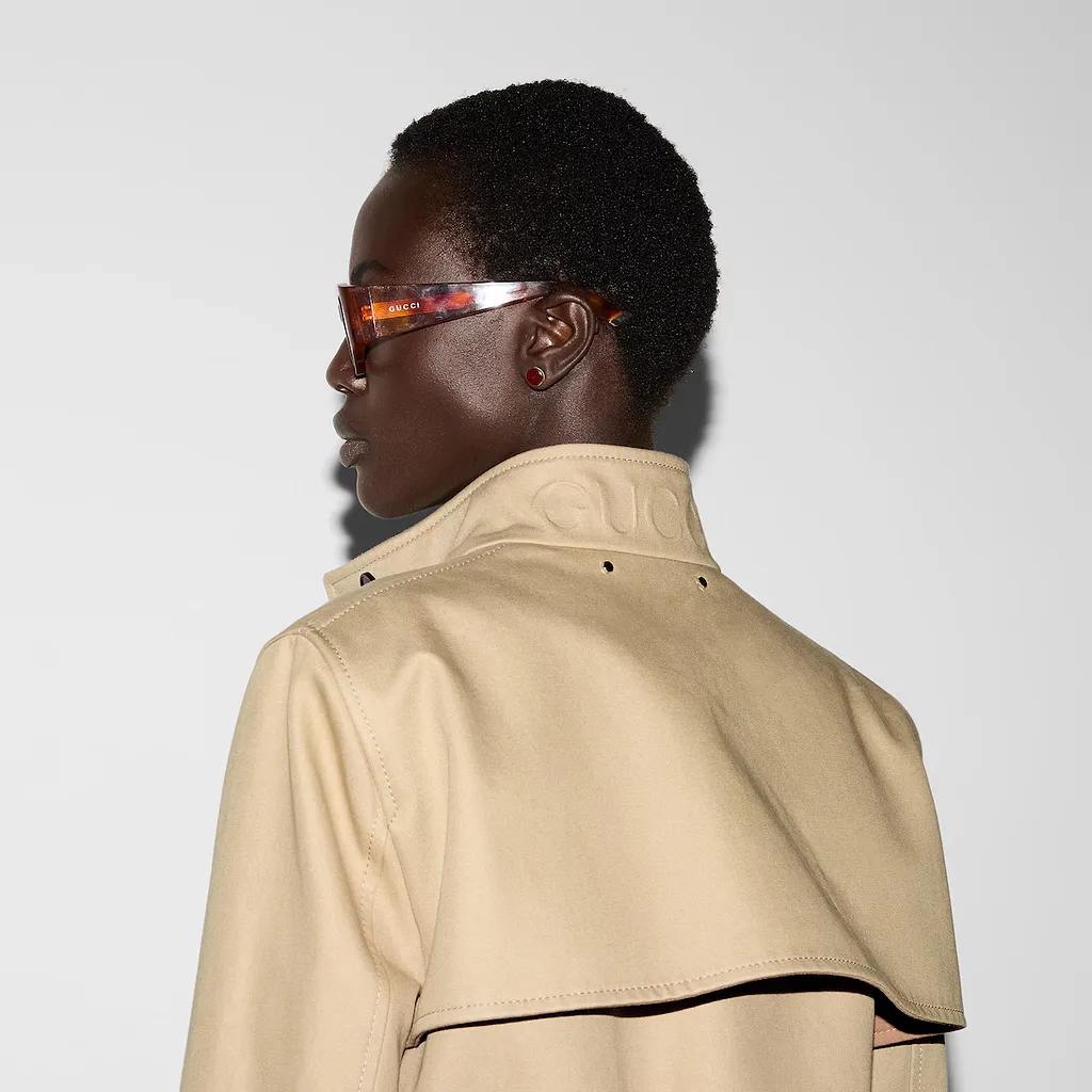 Embossed Cotton Drill Bomber Jacket