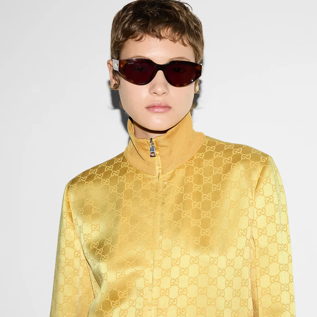 Gg Jacquard Zip Jacket