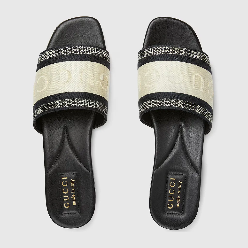 Slide Sandal With Web