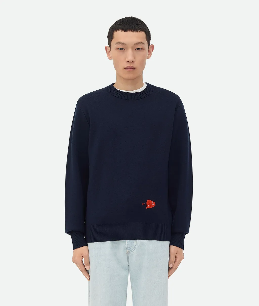 Wool And Viscose Jumper
