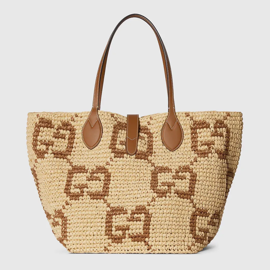 Woven Medium Tote Bag
