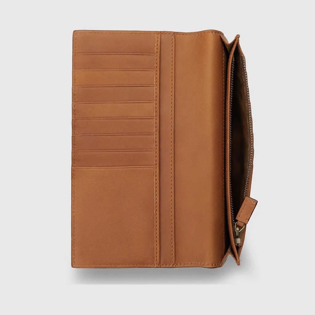 Gg Emblem Long Wallet