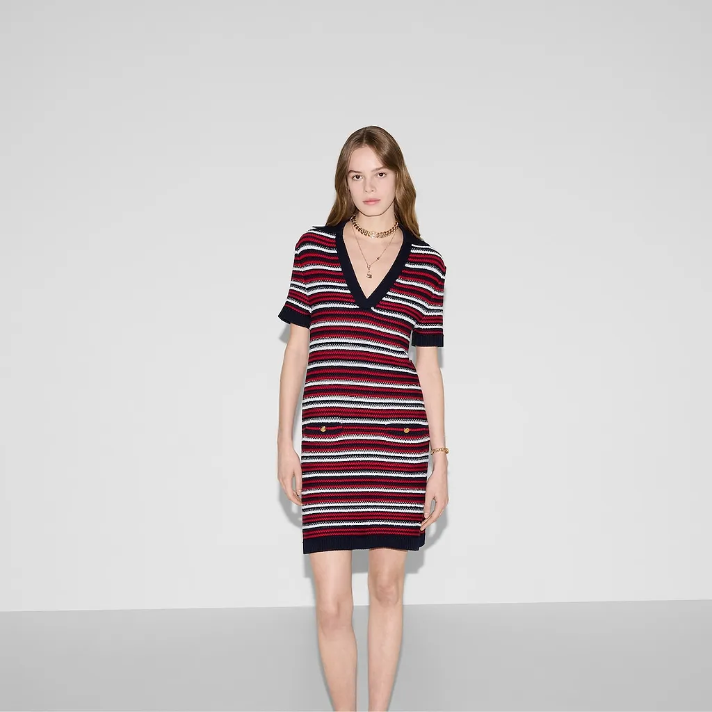 Fine Wool Polo Dress