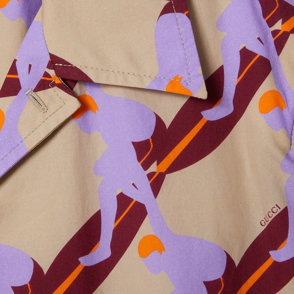 Printed Light Cotton Poplin Shirt