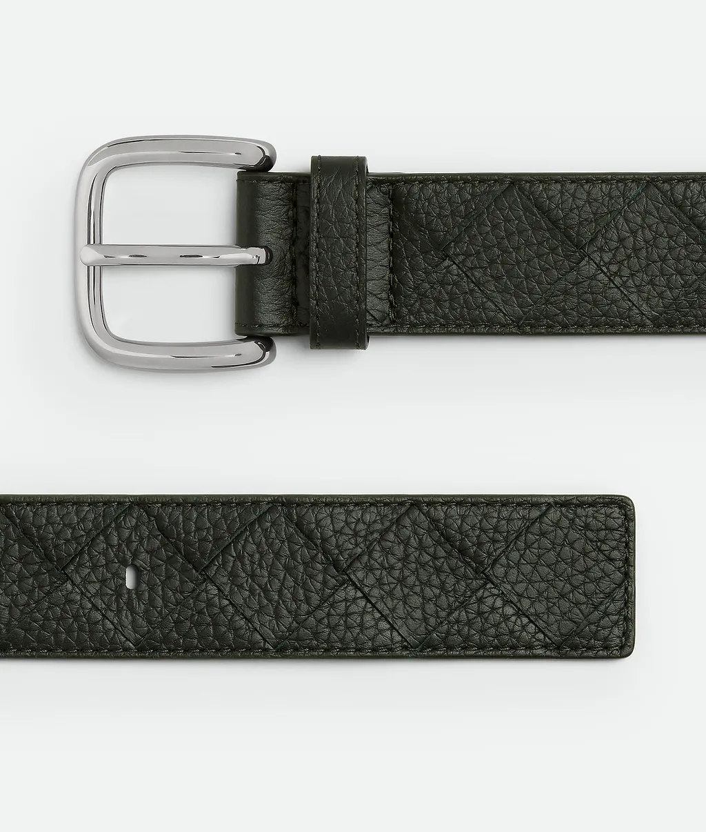 Intrecciato Taurillon Belt