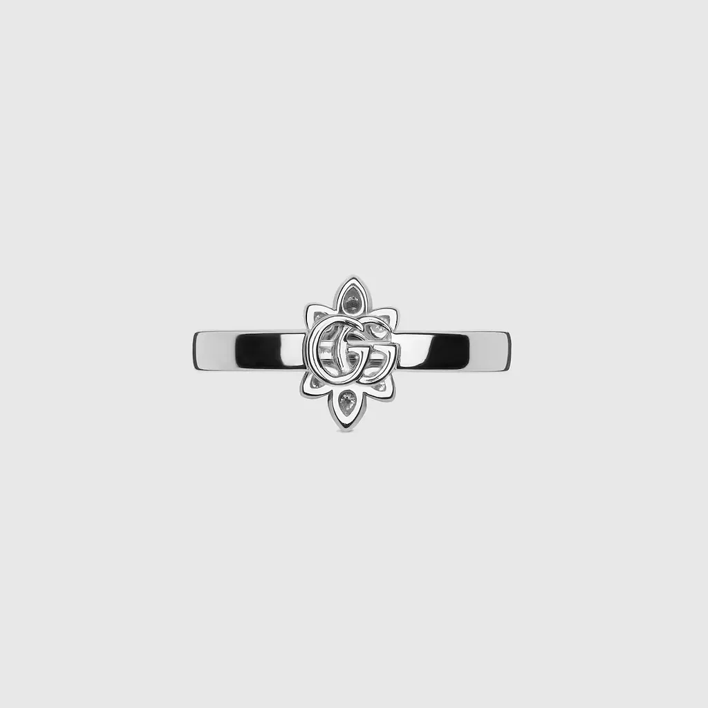 Gucci Flora 18K Diamond Ring