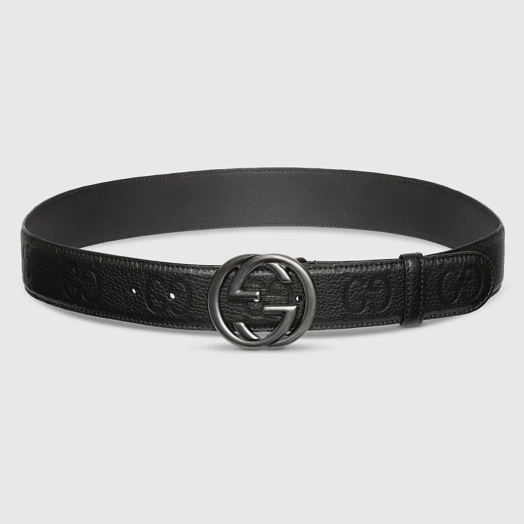 Belt With Interlocking G Buckle
