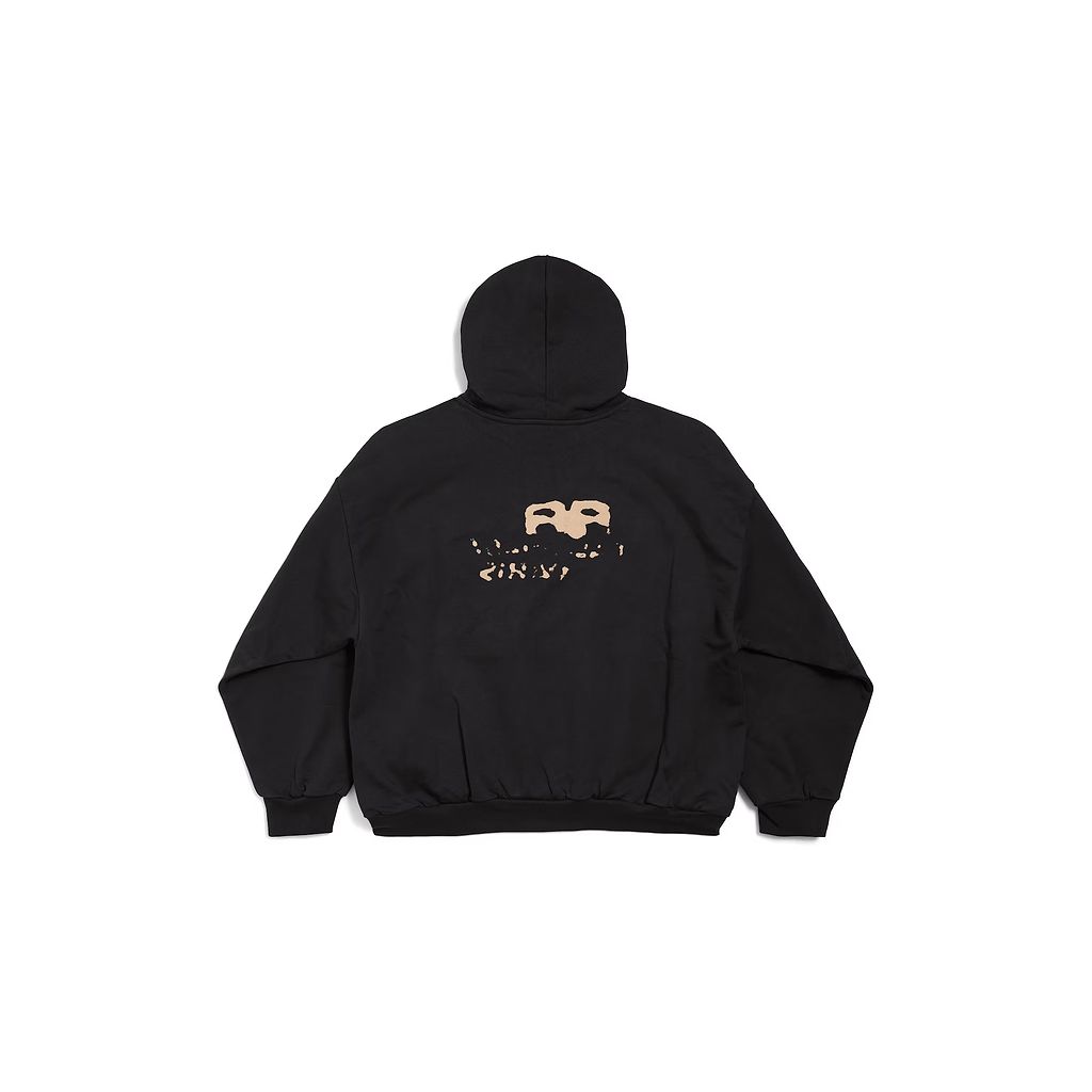 Hand Drawn Back Hoodie Medium Fit