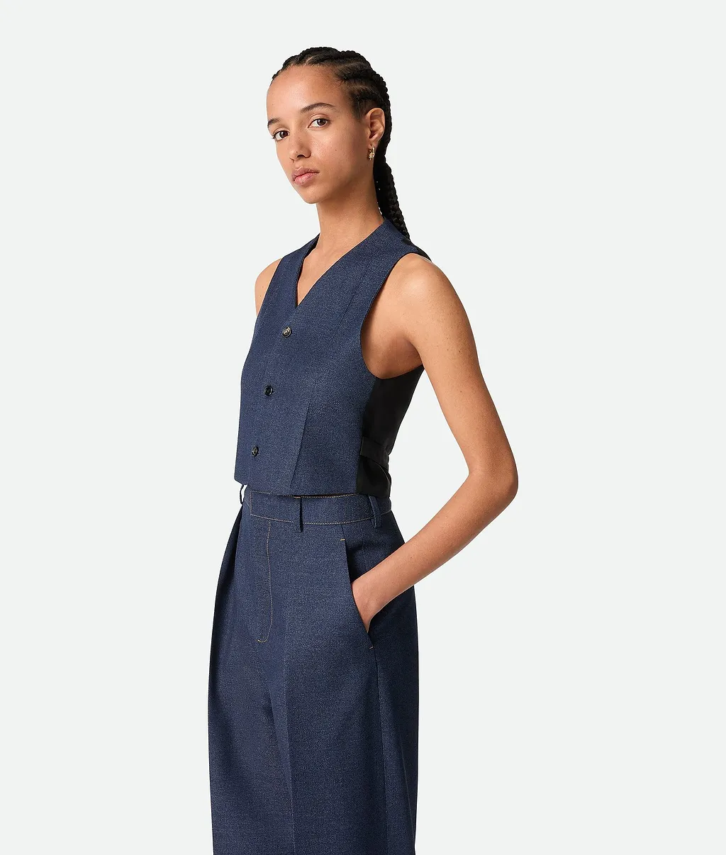 Melange Wool Gilet