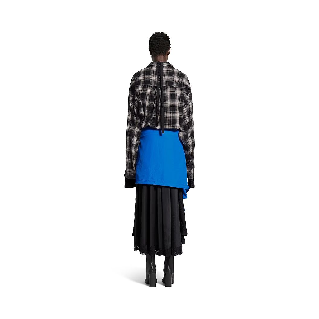 Patched Layered Dress