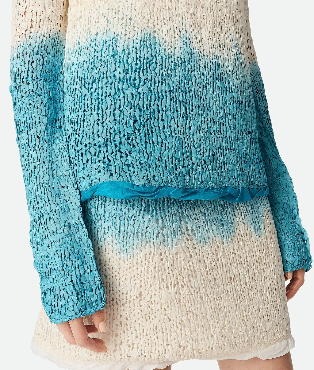 Wool And Silk Overdyed Jumper
