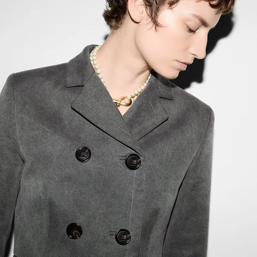 Cotton Canvas Delavé Jacket