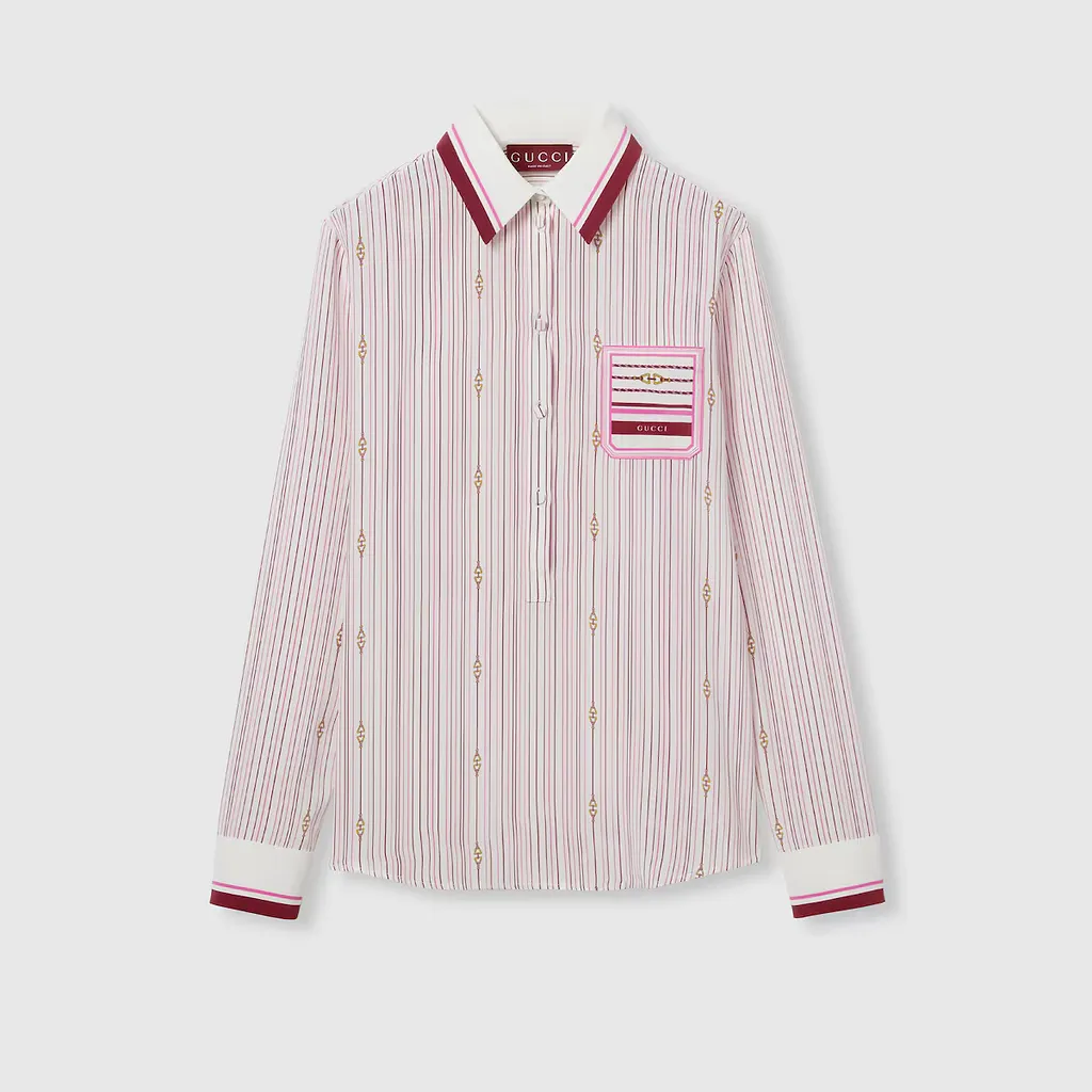 Printed Silk Shirt