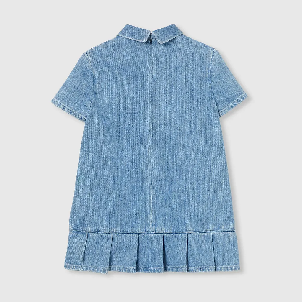 Children's Denim Dress With Web