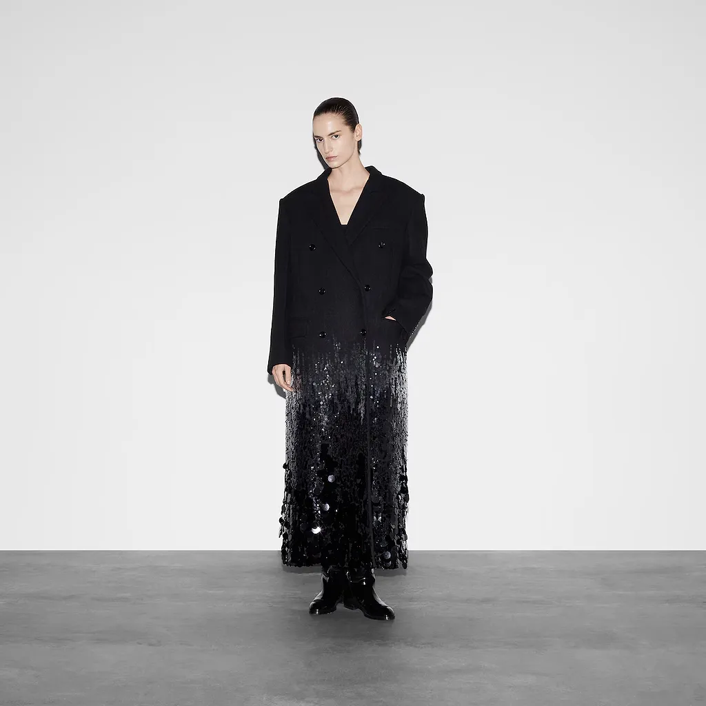 Batavia Wool Coat With Embroidery