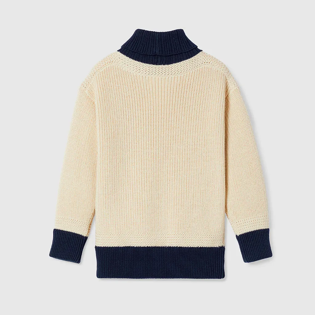 Children's Embroidered Cotton Jumper