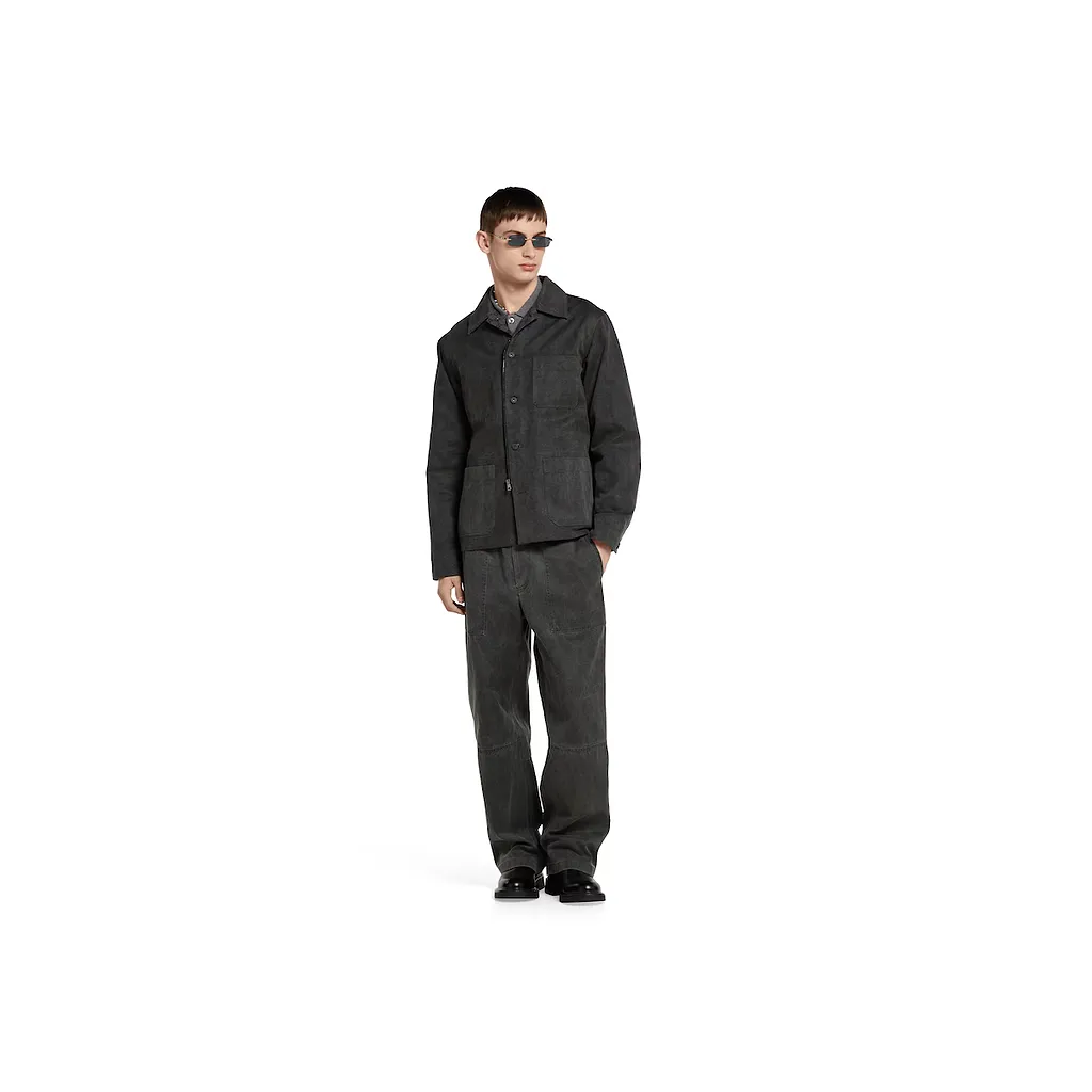 Delavé Cotton Canvas Pant With Logo