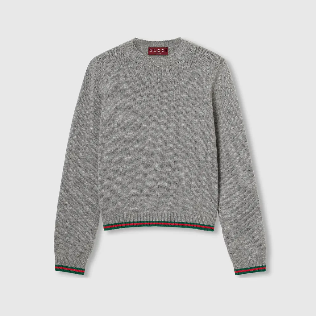 Fine Cashmere Top With Web