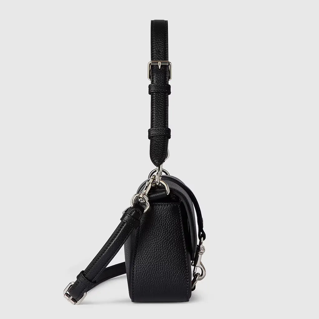 Small Crossbody Bag With Hook Closure