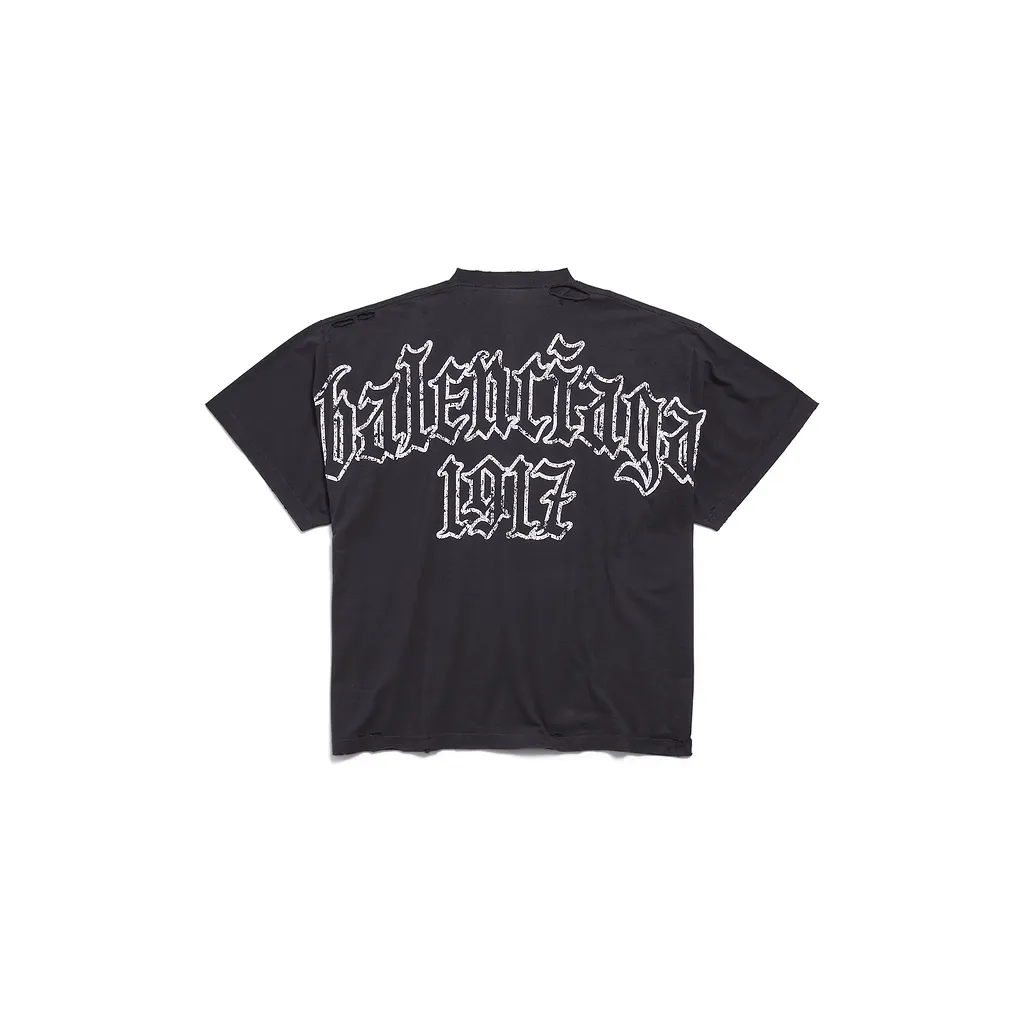 Blackletter Script Oversized T-Shirt