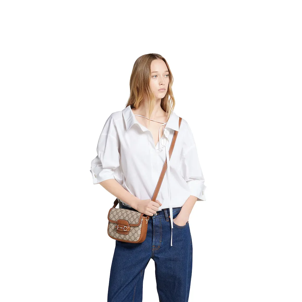 Gucci Horsebit 1955 Soft Small Shoulder Bag