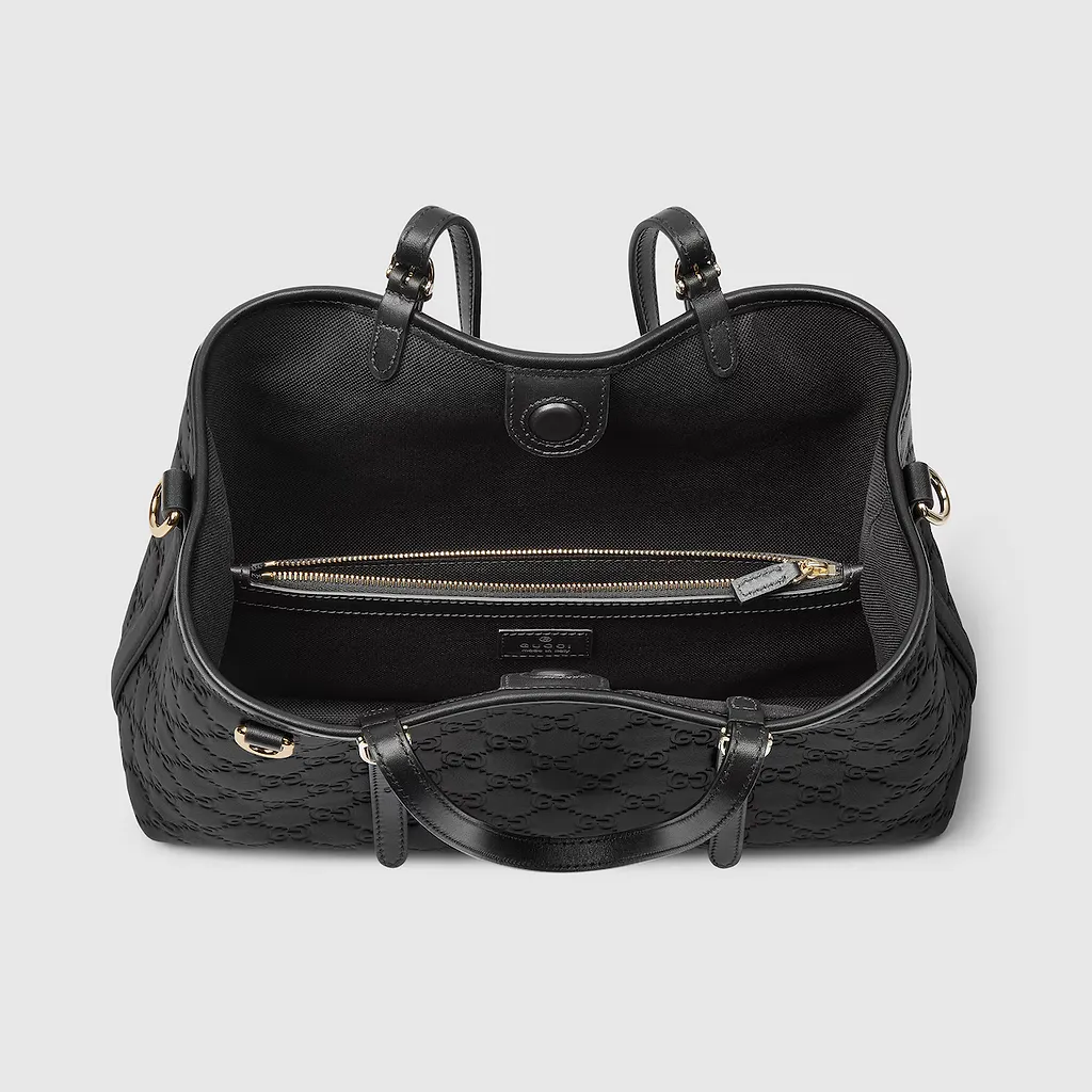 Gg Emblem Medium Tote Bag