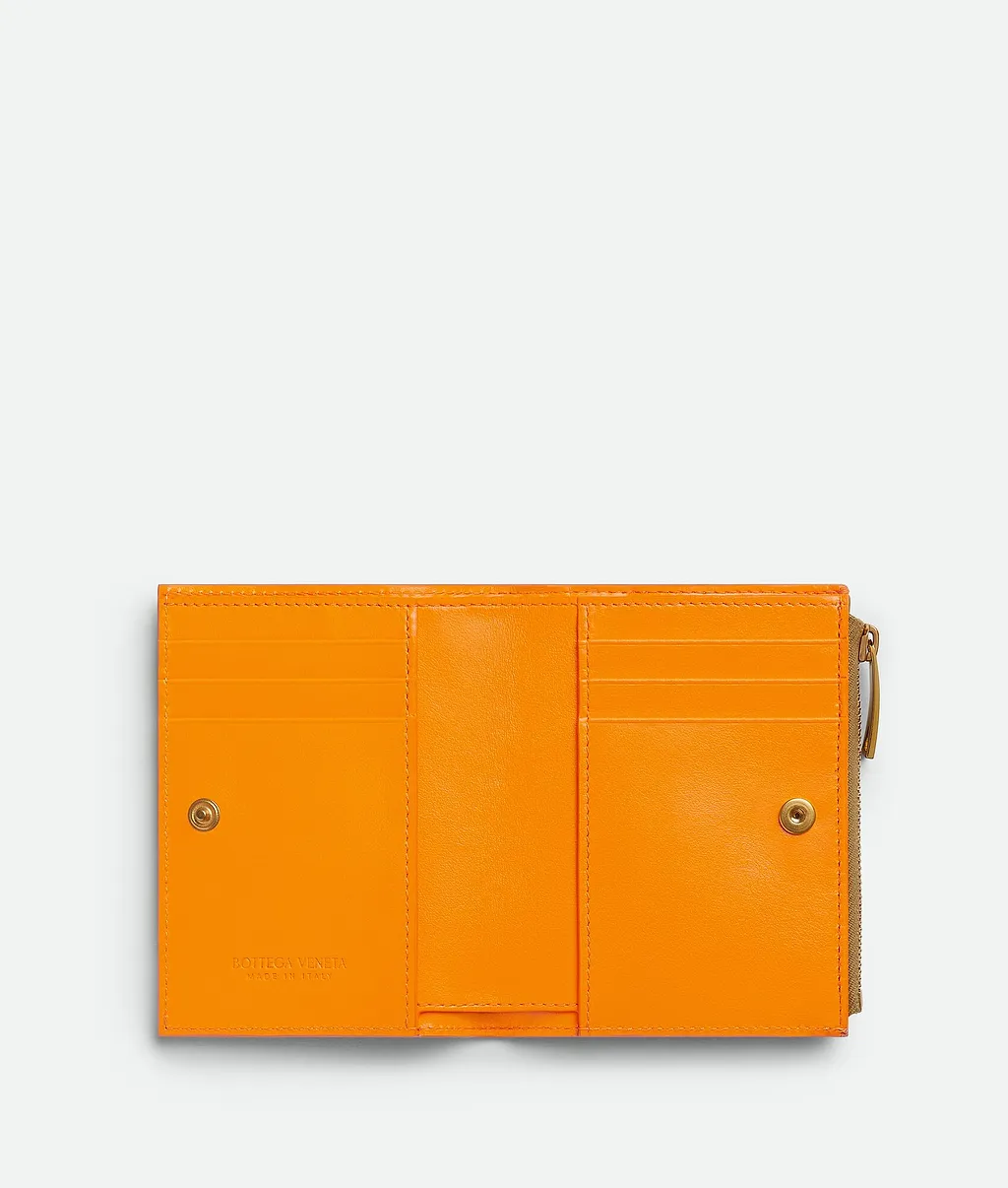 Intrecciato Small Bi-Fold Wallet