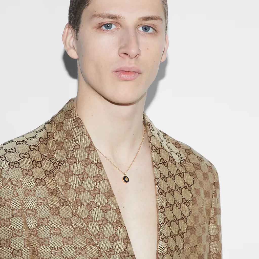Gucci Interlocking 18K Chain Necklace