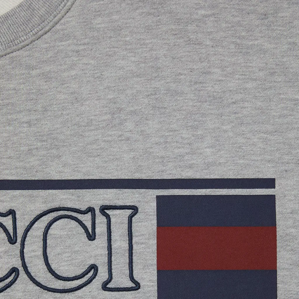 Cotton Jersey Sweatshirt With Embroidery