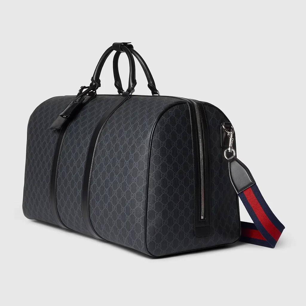 Gg Black Large Duffle Bag