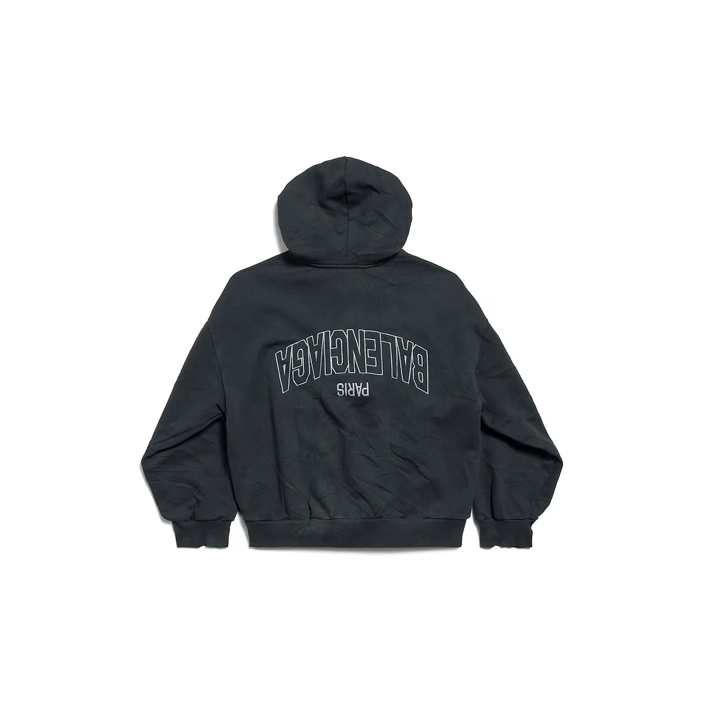 Flipped Uni Zip-Up Hoodie Regular Fit