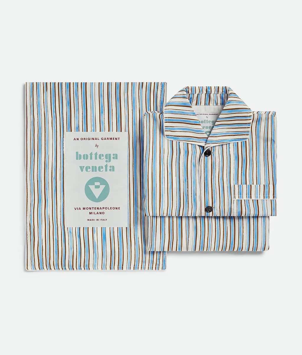 Striped Silk Pyjama Set
