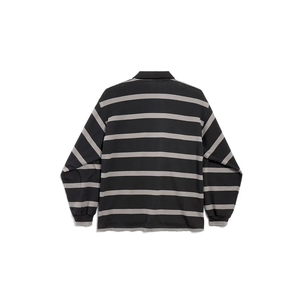 Laurel Classic Long Sleeve Oversized Polo