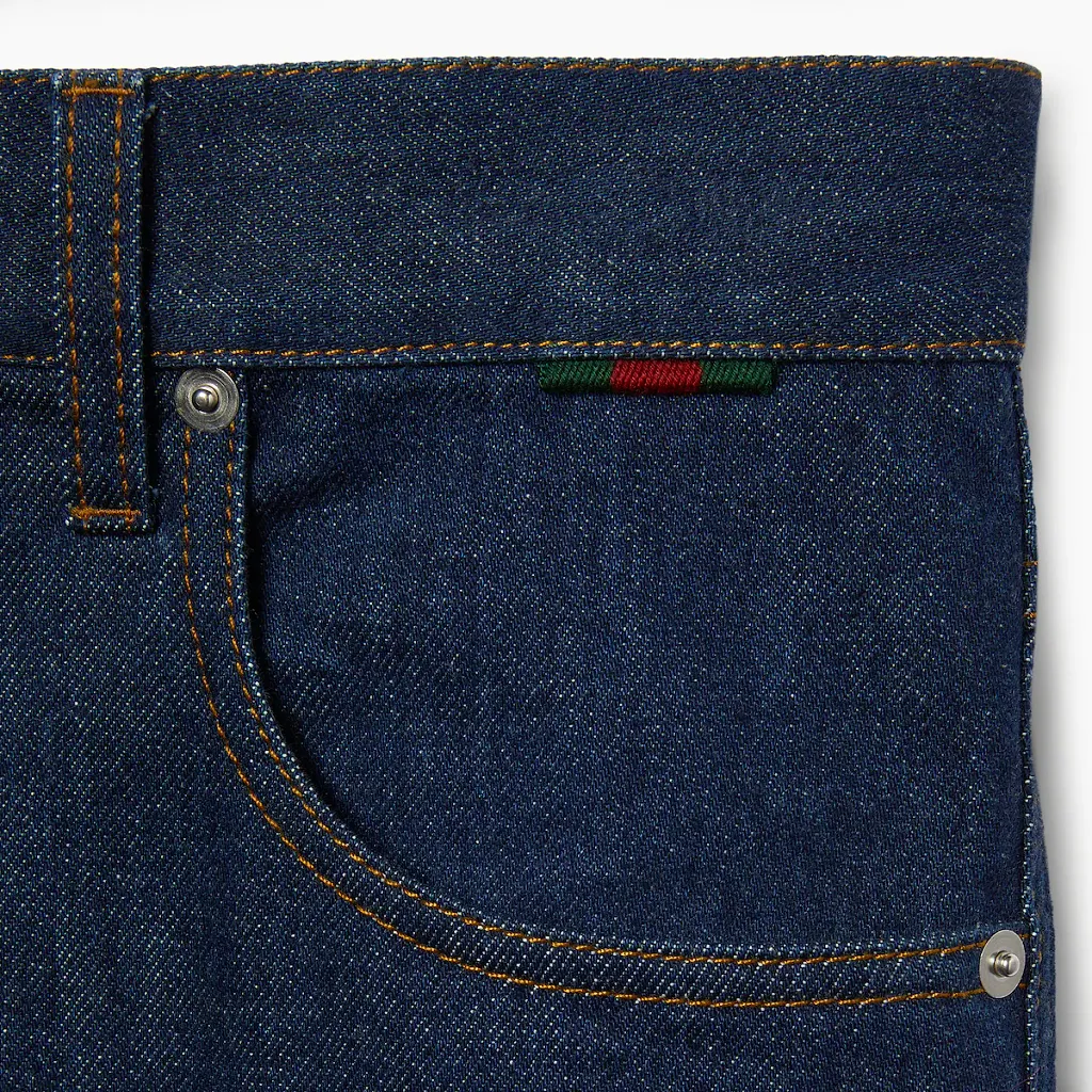 Slim Fit Cotton Denim Pant