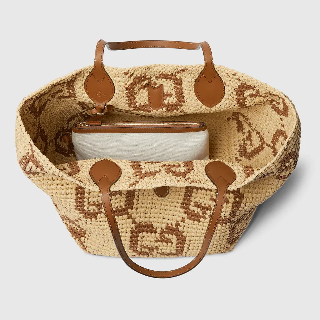 Woven Medium Tote Bag