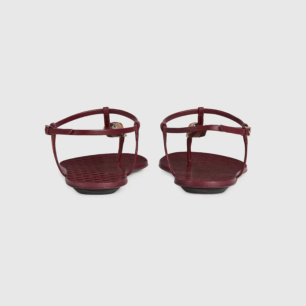 Thong Sandal With Bamboo