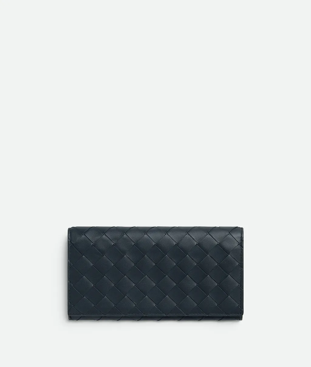 Intrecciato Long Wallet With Coin Purse