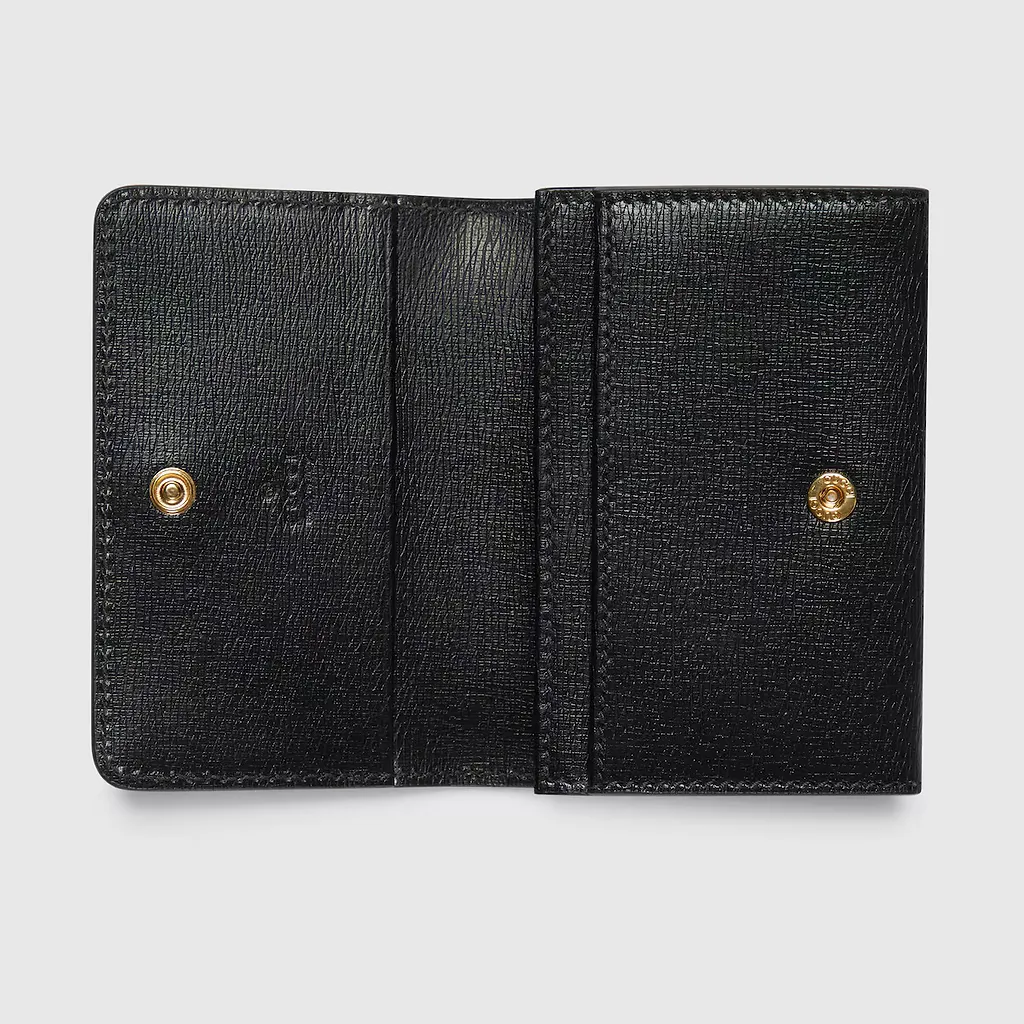 Card Case With Gucci Script