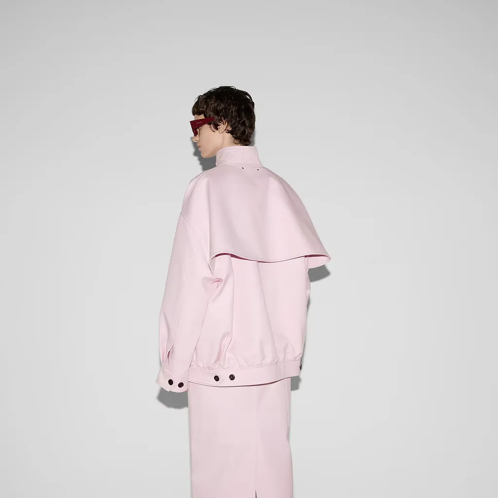 Cotton Canvas Delavé Bomber Jacket
