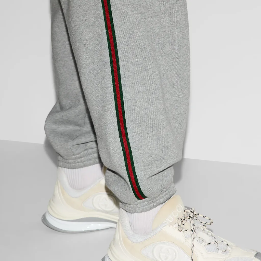 Cotton Jersey Jogging Pant With Web