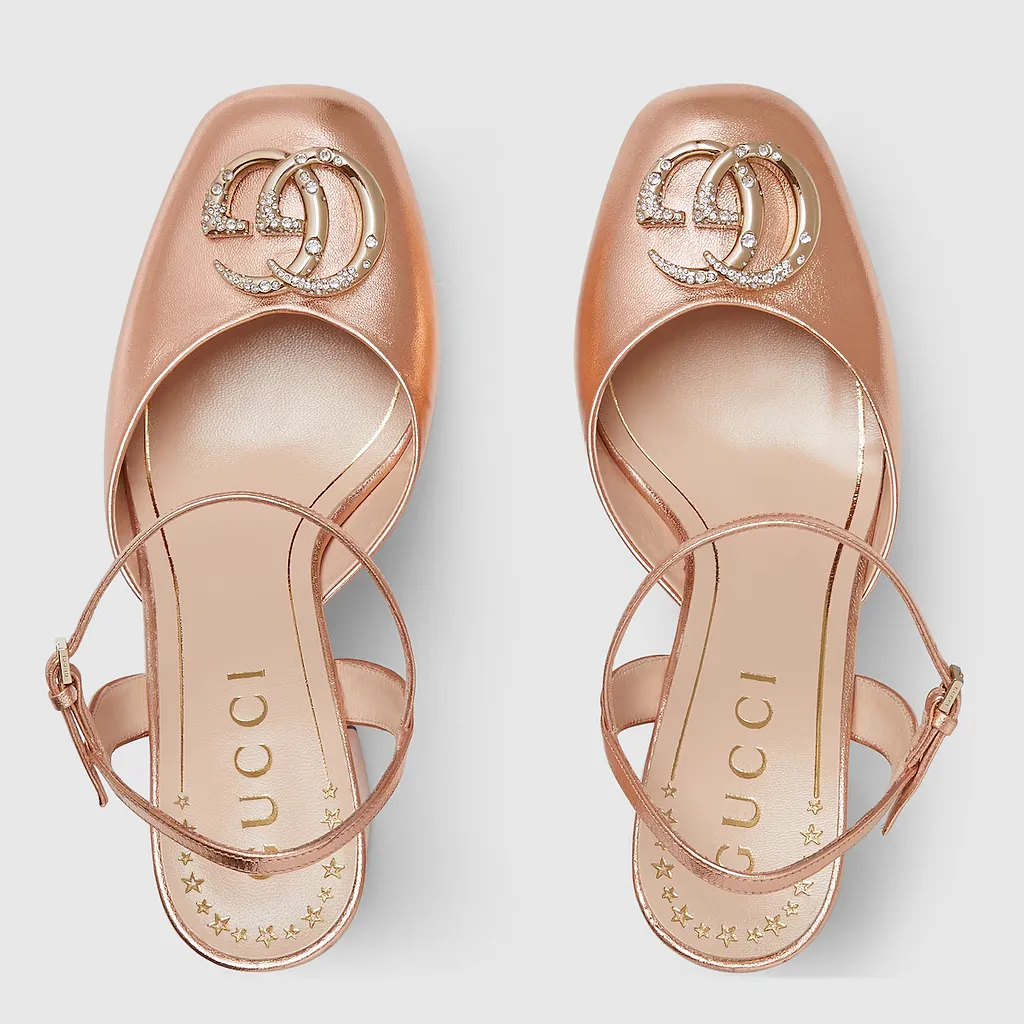 Platform Pump With Double G
